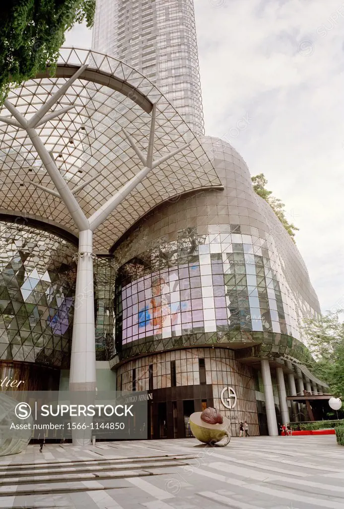 Luxury shopping in Orchard Road in Singapore in Southeast Asia far East