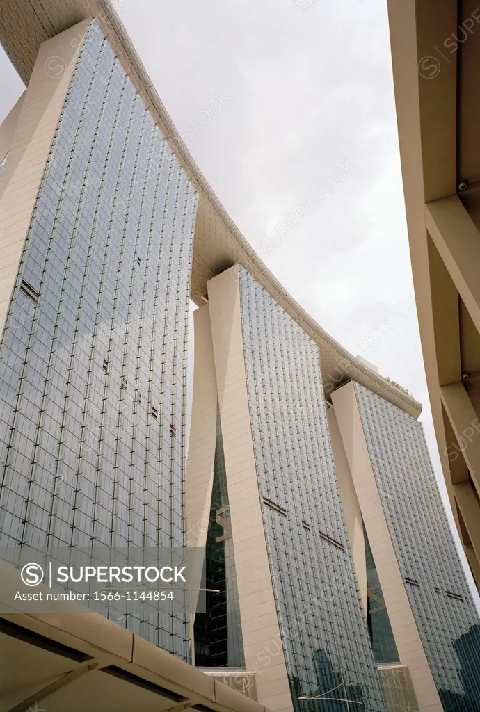 Marina Bay Sands Hotel in Singapore in Southeast Asia Far East