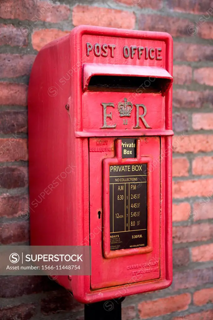 old postbox in Northern Ireland.