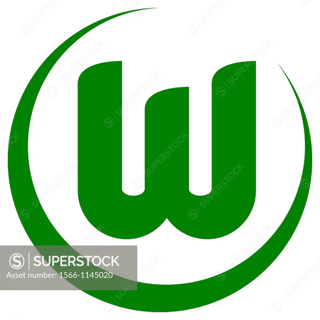Logo of German football team VfL Wolfsburg - Caution: For the editorial use only  Not for advertising or other commercial use!