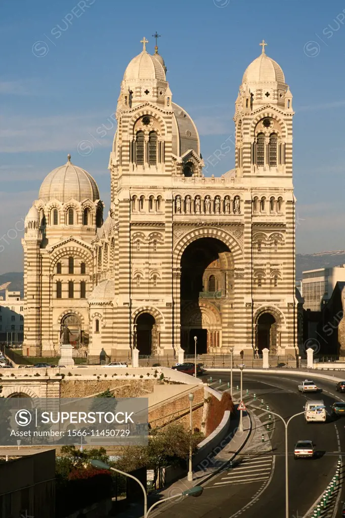 Marseille. France. Cathedrale de la Major. Cathedral of the Major.