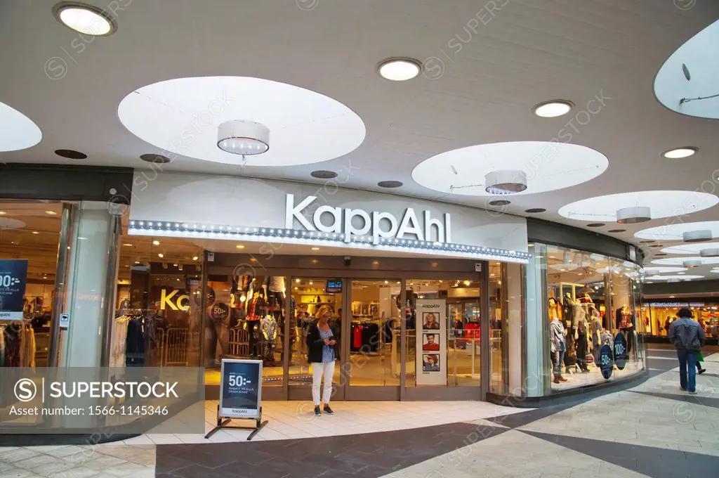 KappAhl clothing fashion chain shop Sergels torg square central Stockholm Sweden Europe