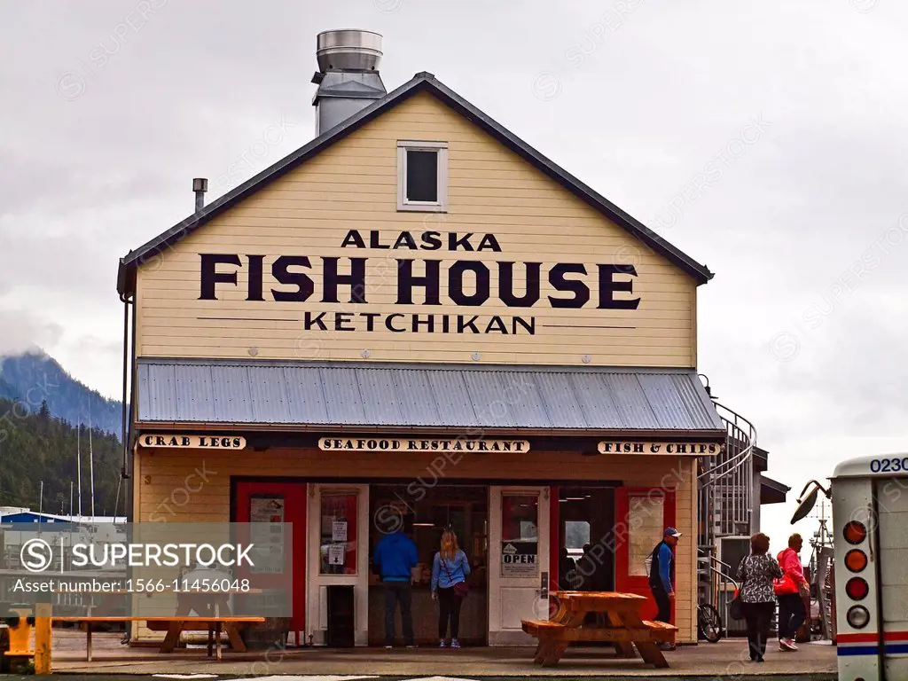 A seafood restaurant in Ketchikan, Alaska,.