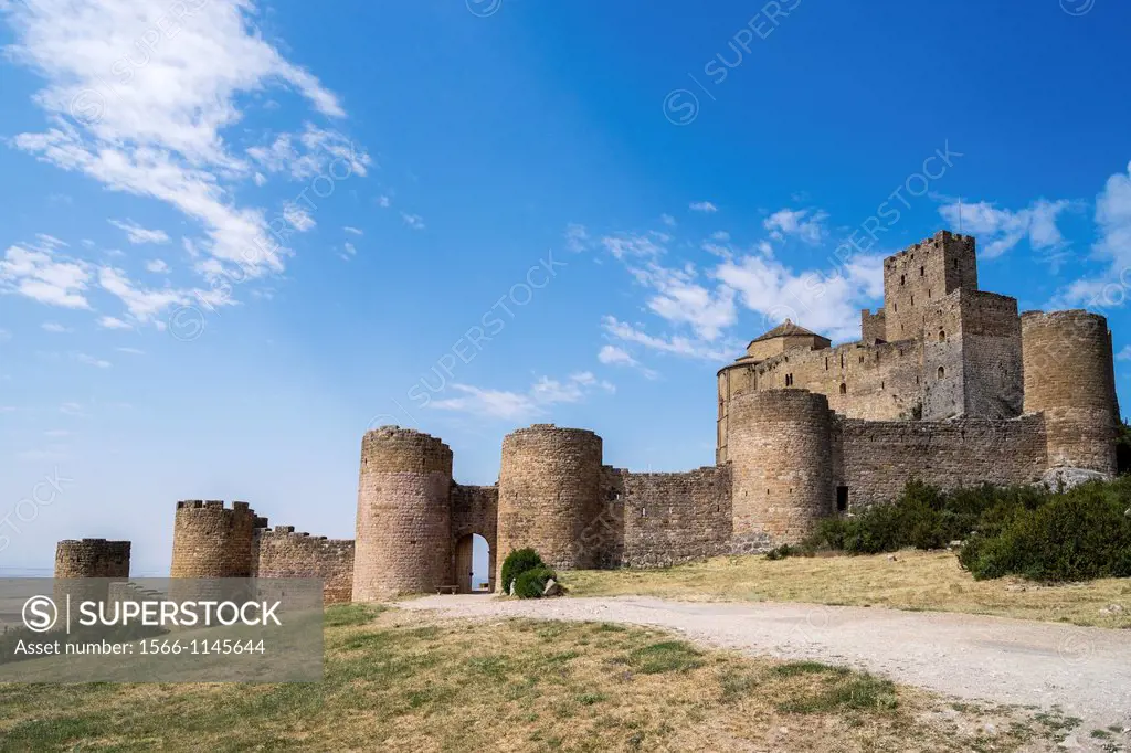Loarre Castle in Aragón, Spain