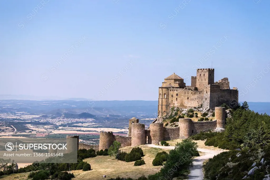 Loarre Castle in Aragón, Spain