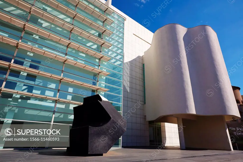 MACBA. Museum of Contemporary Art. by Richard Meier. Barcelona. Catalonia. Spain.