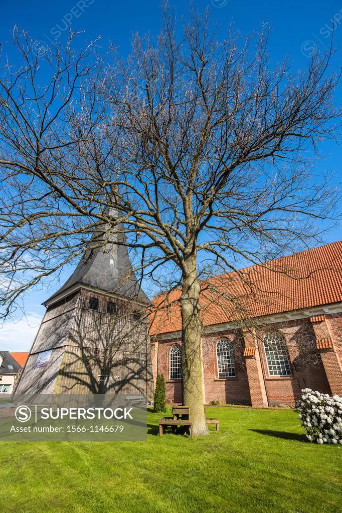St. Matthias church in Jork, Lower Saxony, Germany, Europe