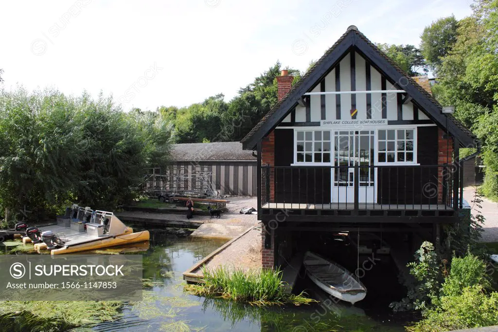 Shiplake College Boathouse by the River Thames South Oxfordshire