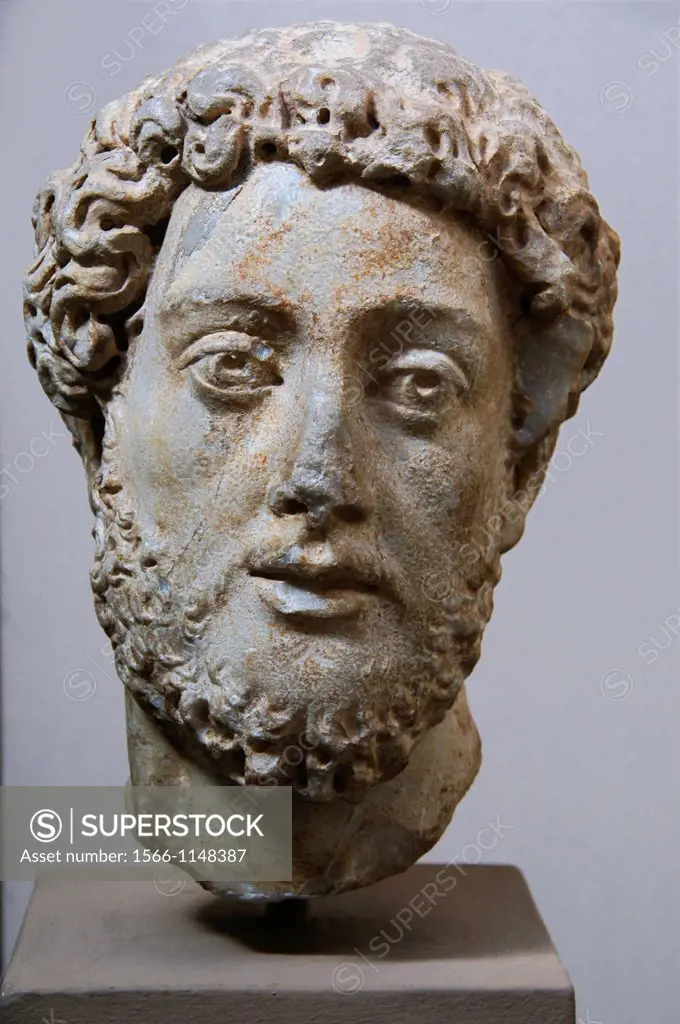 Turkey- Archeological Museum of Ephesus at Selçuk:Emperor Commodus  Commodus Latin: Marcus Aurelius Commodus Antoninus Augustus,1 31 August 161 - 31 D...