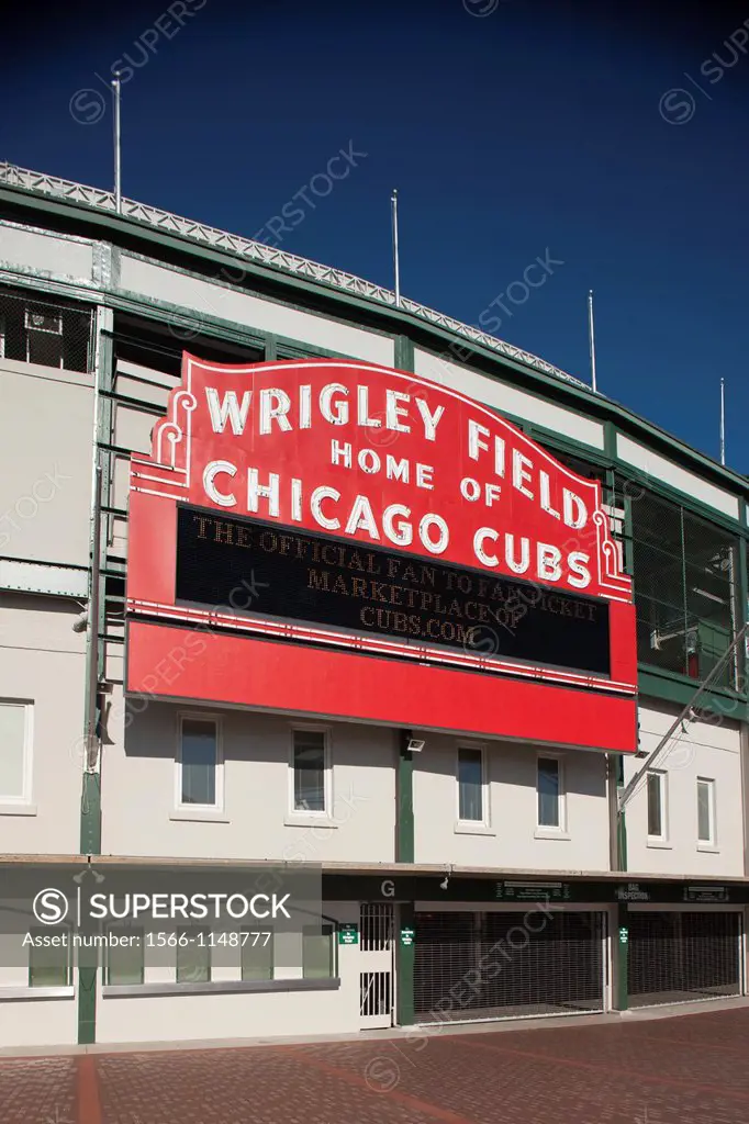 Chicago Cubs Wrigley Field Baseball Stadium Chicago Illinois USA