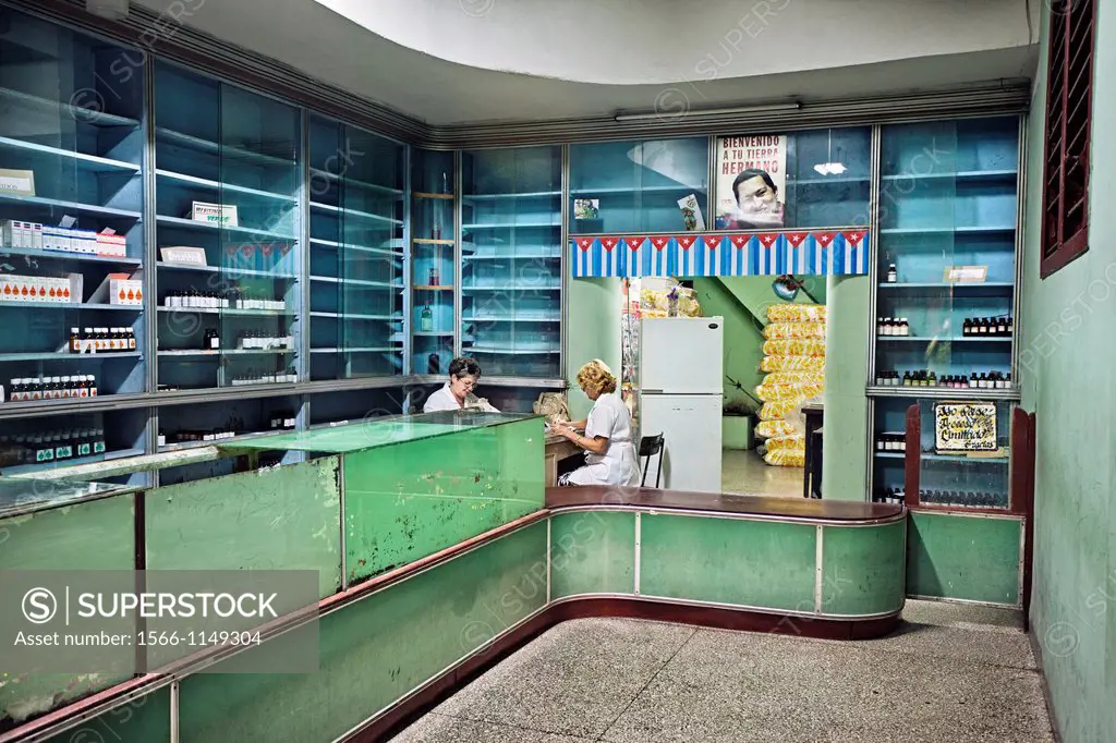 Pharmacy, Santa Clara, Cuba.