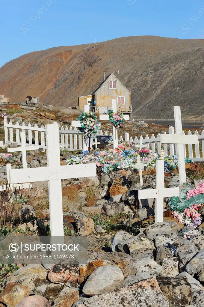 Greenland, Baffin Bay, Nuussuaq village, The cemetery