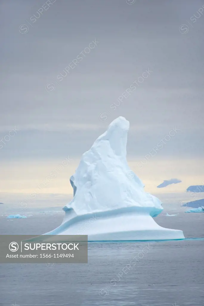 Greenland, Melville Bay, Cape York, Iceberg and glaciar