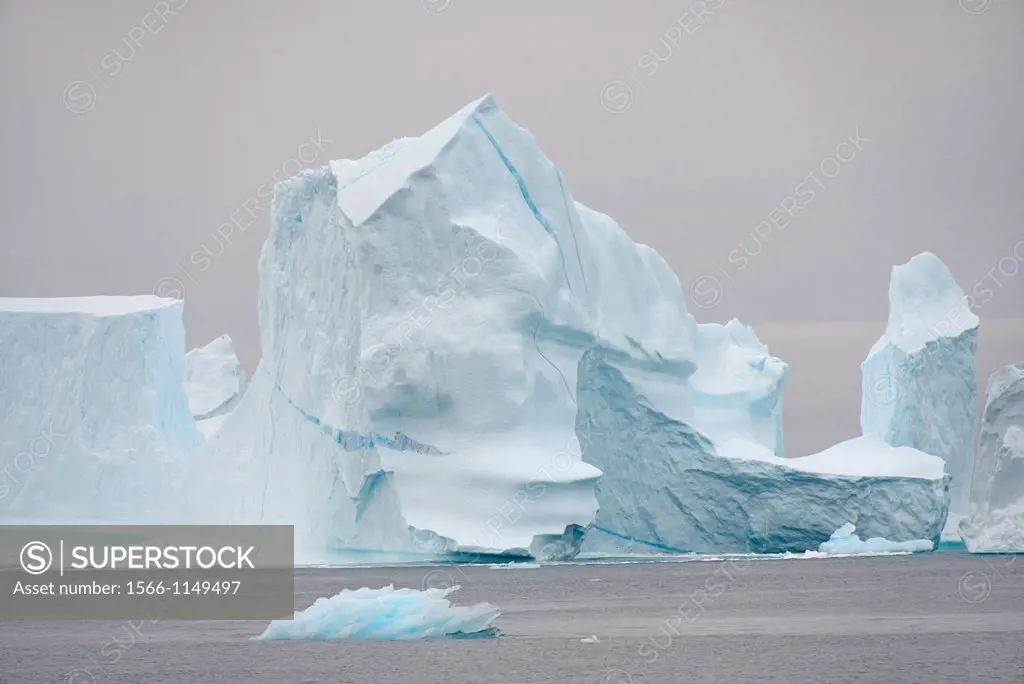 Greenland, Melville Bay, Cape York, Icebergs