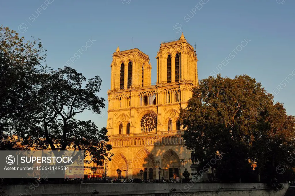 Notre Dame Cathedral, Ile de la Cite, Paris, Ile-de-France region, France, Europe