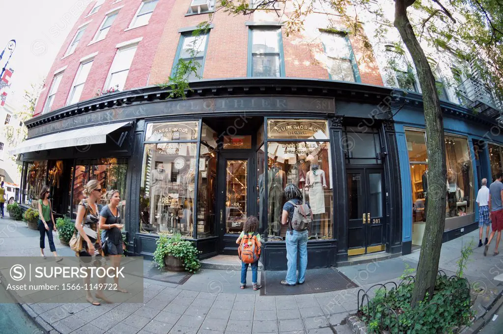 Ralph Lauren store on Bleecker Street in Greenwich Village in New York