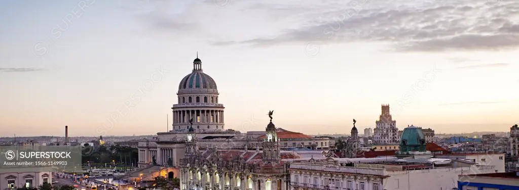 The Capitol, Centro Havana District, Havana, Cuba.