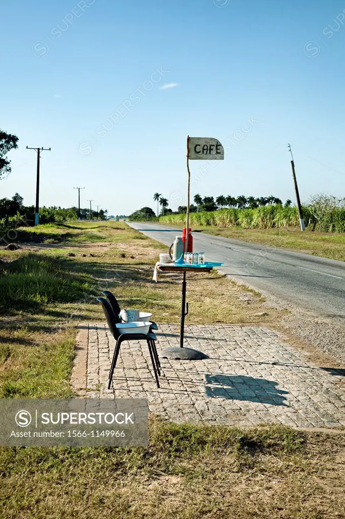 Stall with Coffee, Ciego de Avila Province , Cuba.