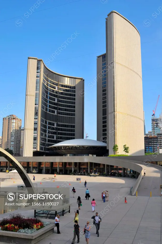 City Hall Nathan Phillips Square Toronto Ontario Canada