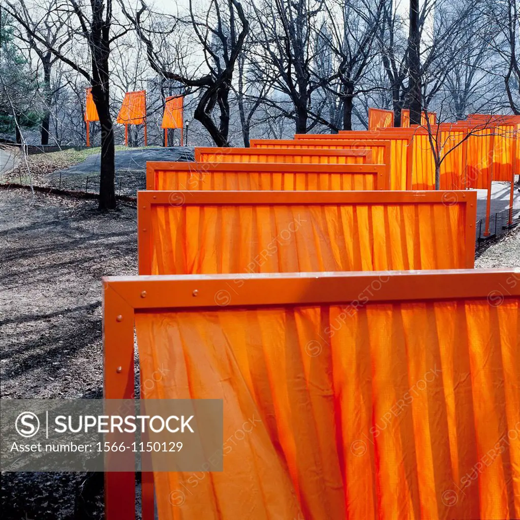 The Gates, Artwork from Christo and Jeanne-Claude, Centralpark, New York