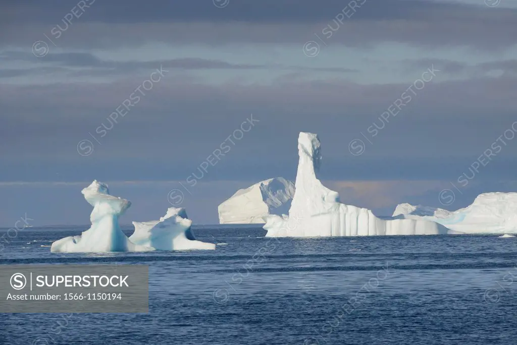 Greenland, Baffin Bay, Nuussuaq region, Icebergs
