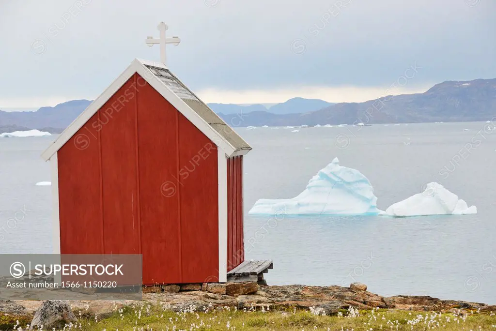 Greenland, Baffin Bay, Nutaarmiut, Christian chapel