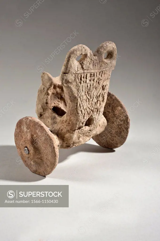 A Syro-Hittite Terracotta chariot 2000 BCE