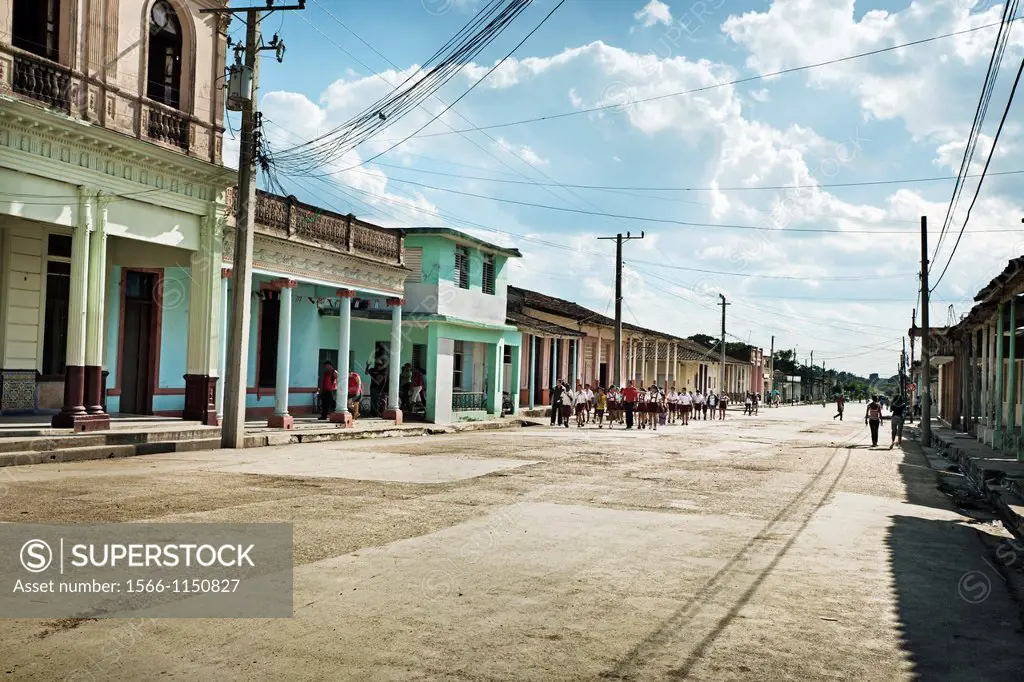 Street, Placetas, Santa Clara province, Cuba.