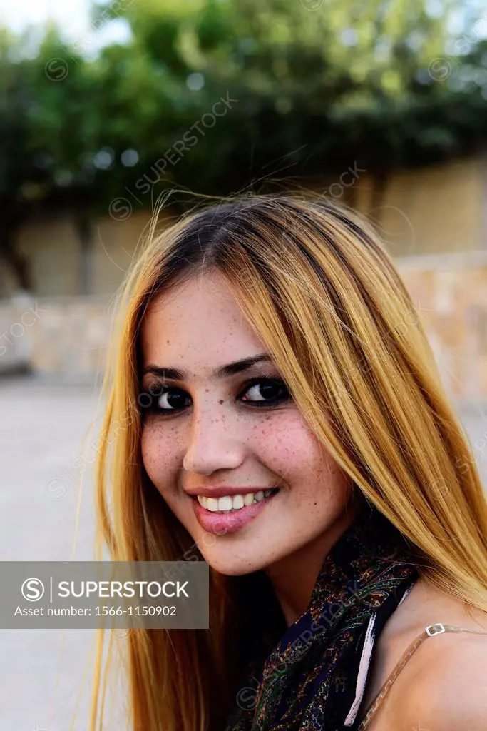 A beautiful woman in Uzbekistan