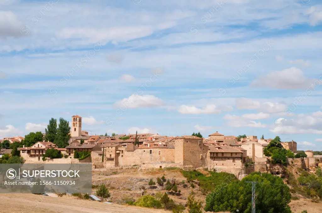 Overview. Pedraza, Segovia province, Castilla Leon, Spain.