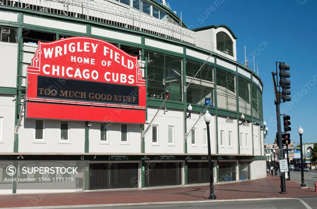 Chicago Cubs Wrigley Field Baseball Stadium chicago Illinois USA
