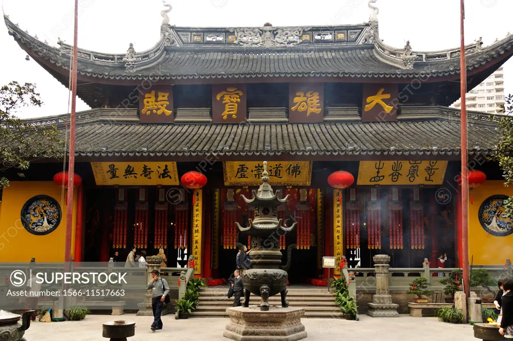Jade Buddha Temple, Putuo District, Shanghai, China, Asia.