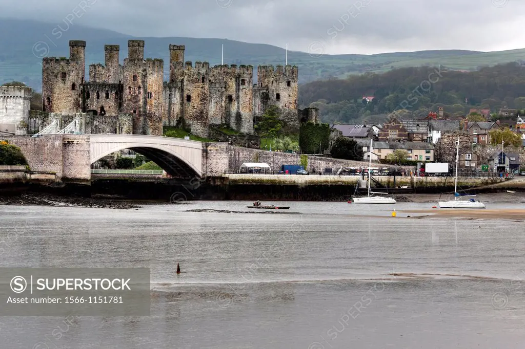 Castle, Conwy, Wales, UK