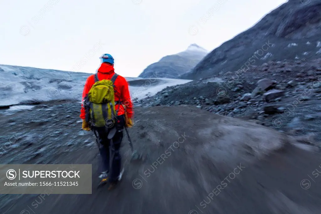 Vatnatjokull glacier, Southern Iceland, Iceland, Europe.