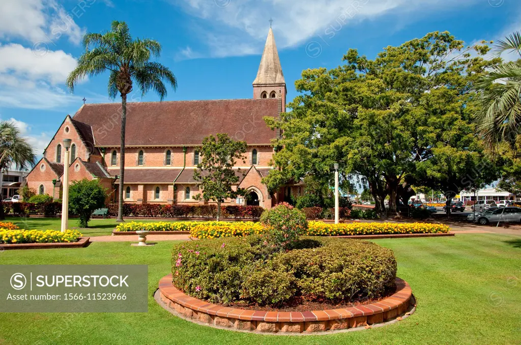Christ Church, Anglican Church, Bundaberg, Queensland, Australia.