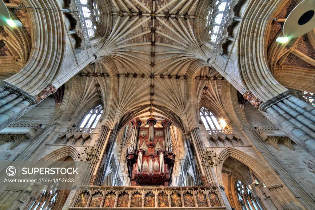 Exeter Cathedral, Exeter, Devon, UK