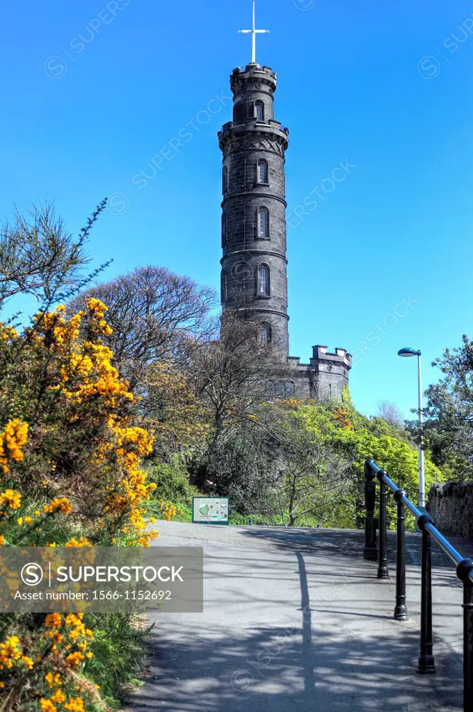 Nelson Monument, Calton Hill, Edinburgh, Scotland, UK