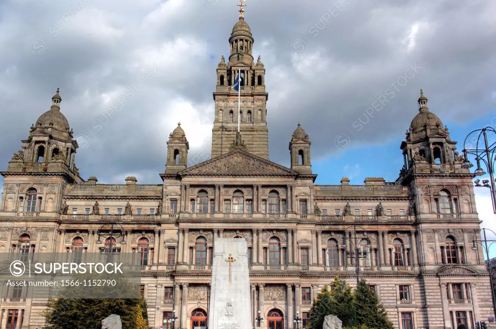 Glasgow City Chambers 1888, George Square, Glasgow, Scotland, UK