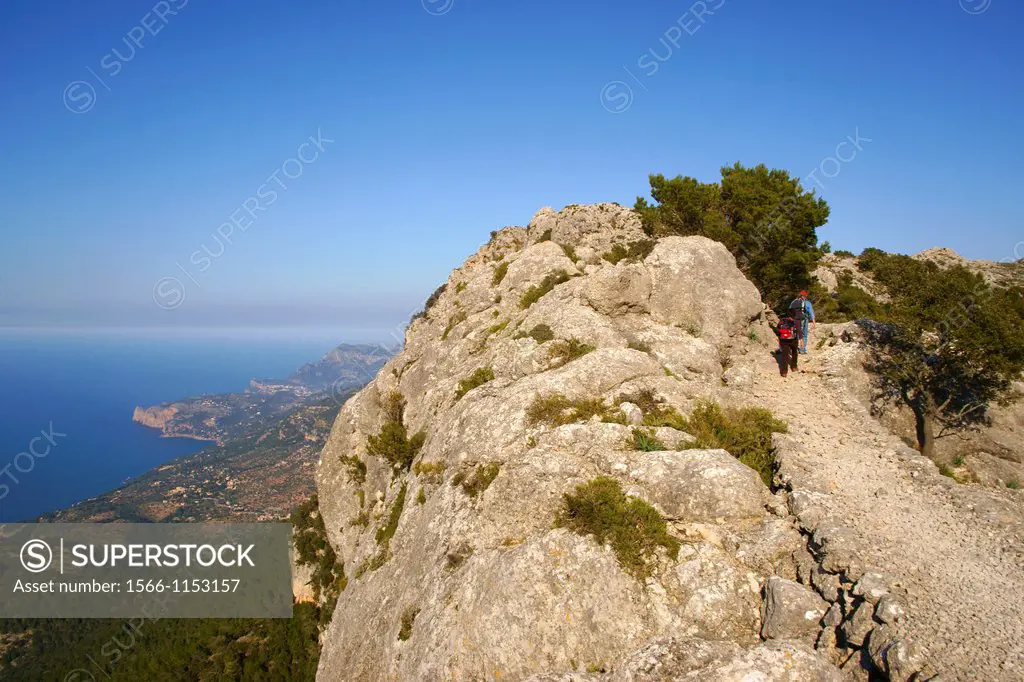 Archduke Way, Valldemossa, Long Distance Path GR 221, Sierra de Tramuntana Majorca Balearic Islands Spain