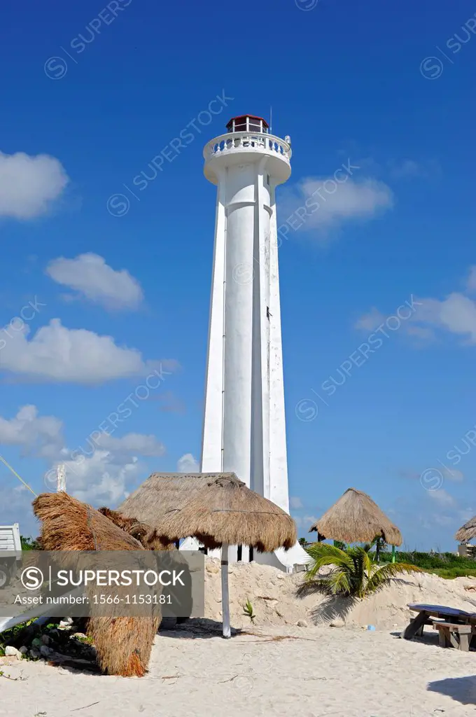 Costa Maya Mexico Lighthouse Beach Caribbean