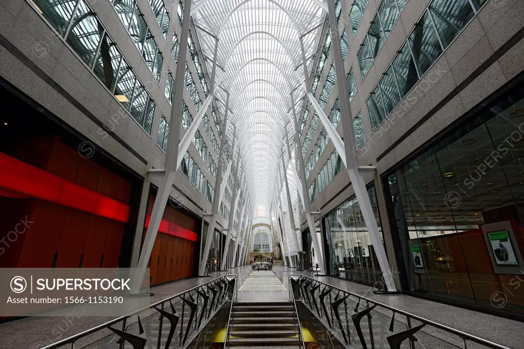 Eaton Center Centre Shopping Mall Toronto Ontario Canada