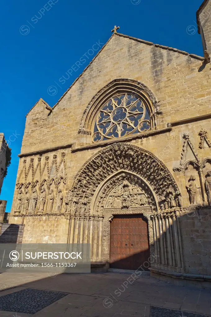 Church of Santa Maria La Real, Olite, Navarre, Spain, Europe
