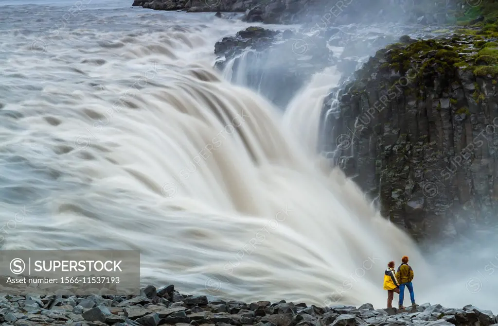 Dettifoss waterfall. Jokulsargljufur National Park. Iceland, Europe.