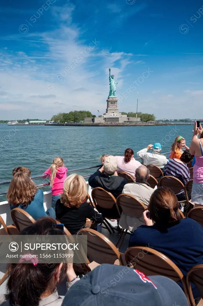 Usa, New York, Statue Of Liberty