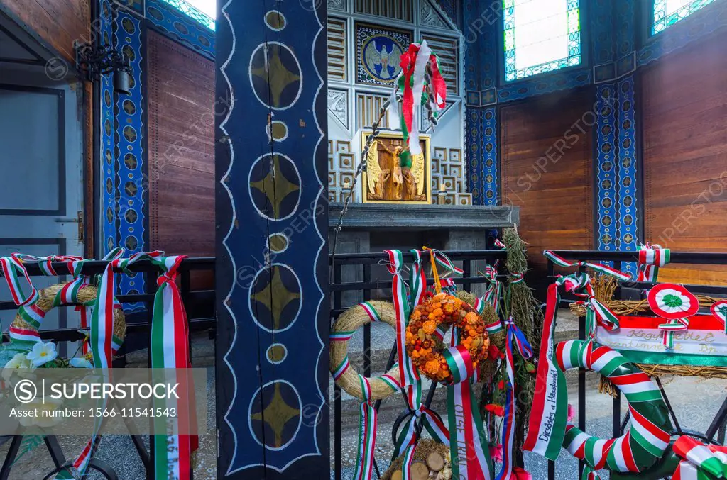 Javorca, Memorial Church of the Holy Spirit, Triglav National Park, Municipality of Tolmin, Slovenia, Europe.