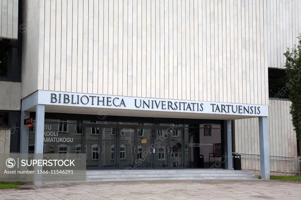 Library at Tartu University, Estonia,.