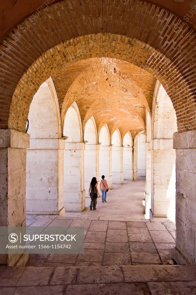 Arcades of the Church of San Antonio - Aranjuez - Community of Madrid - Spain - Europe