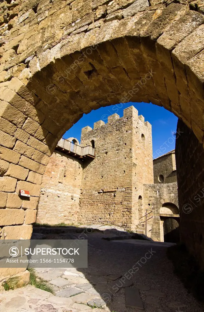 Monastery Castle Loarre - Romanesque Style - Huesca province - Hoya de Huesca - Aragon - Spain - Europe