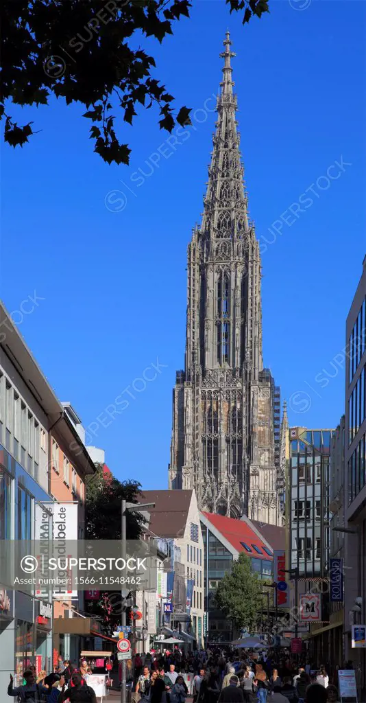 Germany, Baden-Württemberg, Ulm, Cathedral, Münster.