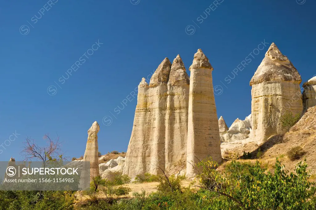 Fairy chimneys, Love Valley  Cappadocia, Central Anatolia, Turkey